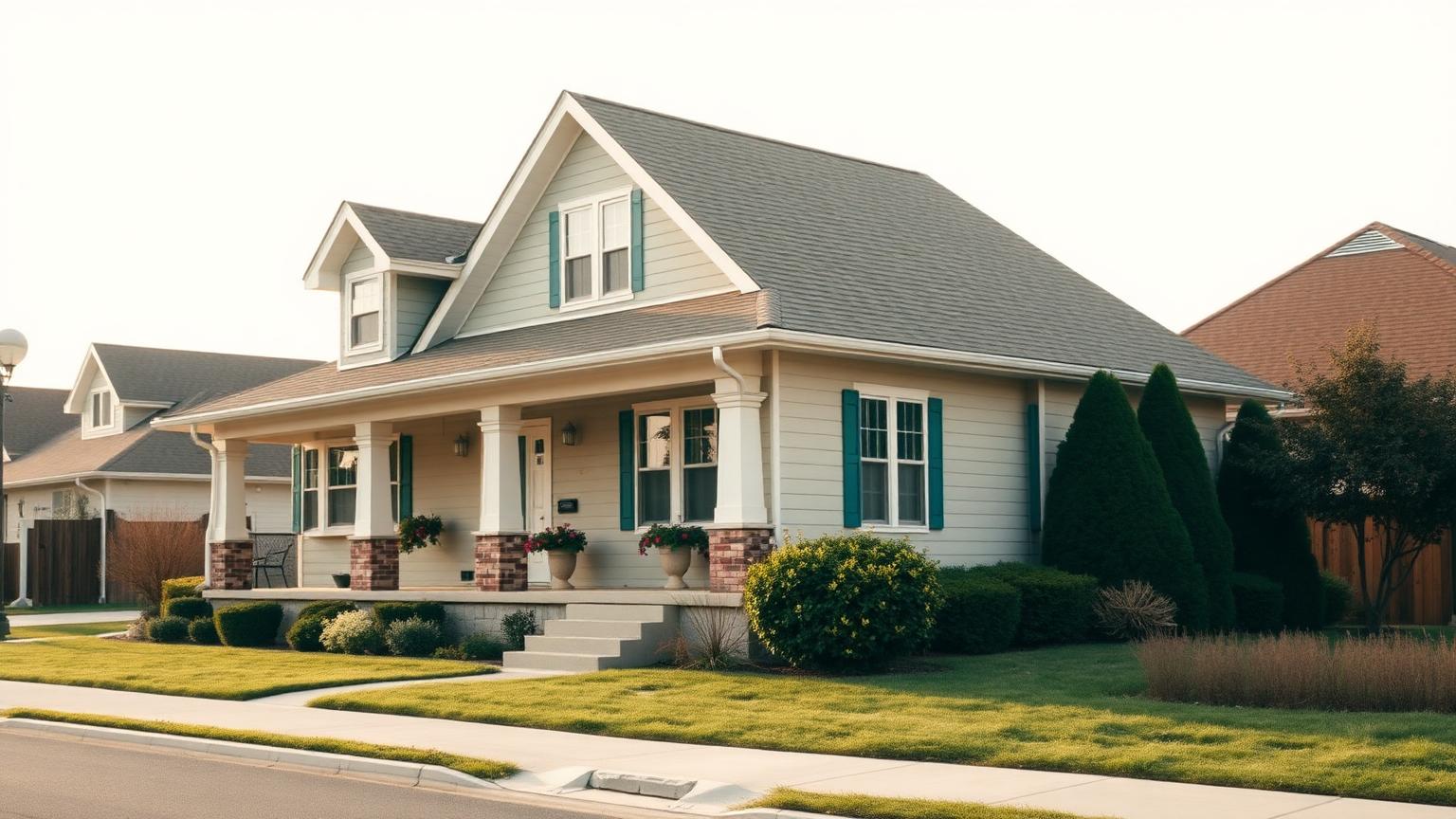 Casa residencial en Estados Unidos que representa el home equity